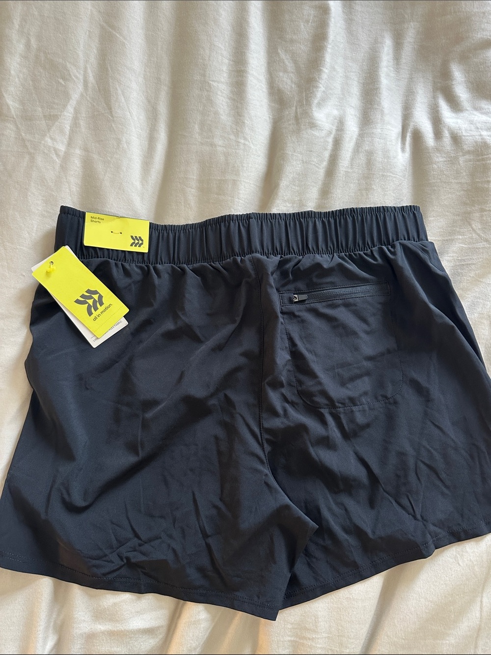 All in Motion Black Drawstring Active Shorts - Picture 2 of 4